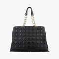 Cannage Dior Soft Shopping Black lambskin 17-BO-0154ディオールソフト ブラック ラムスキン 17-BO-0154