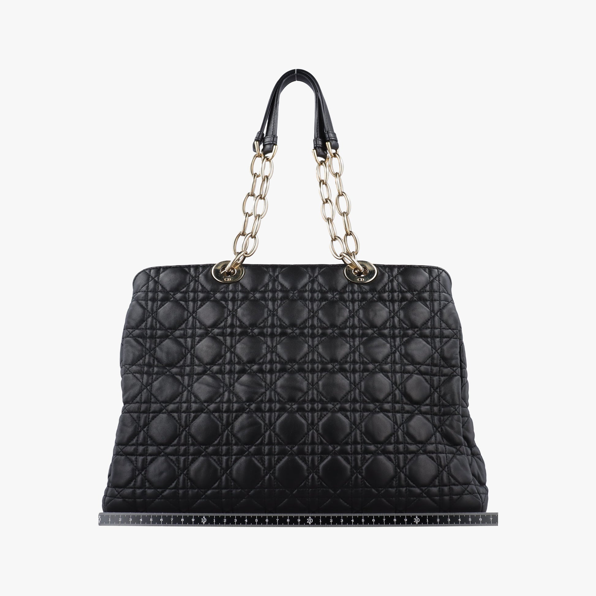 Cannage Dior Soft Shopping Black lambskin 17-BO-0154ディオールソフト ブラック ラムスキン 17-BO-0154