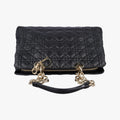 Cannage Dior Soft Shopping Black lambskin 17-BO-0154ディオールソフト ブラック ラムスキン 17-BO-0154