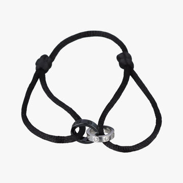 LOVE Cord Silver × Black AU750 B6026005 CIW167ラブコード シルバー × ブラック AU750 B6026005 CIW167