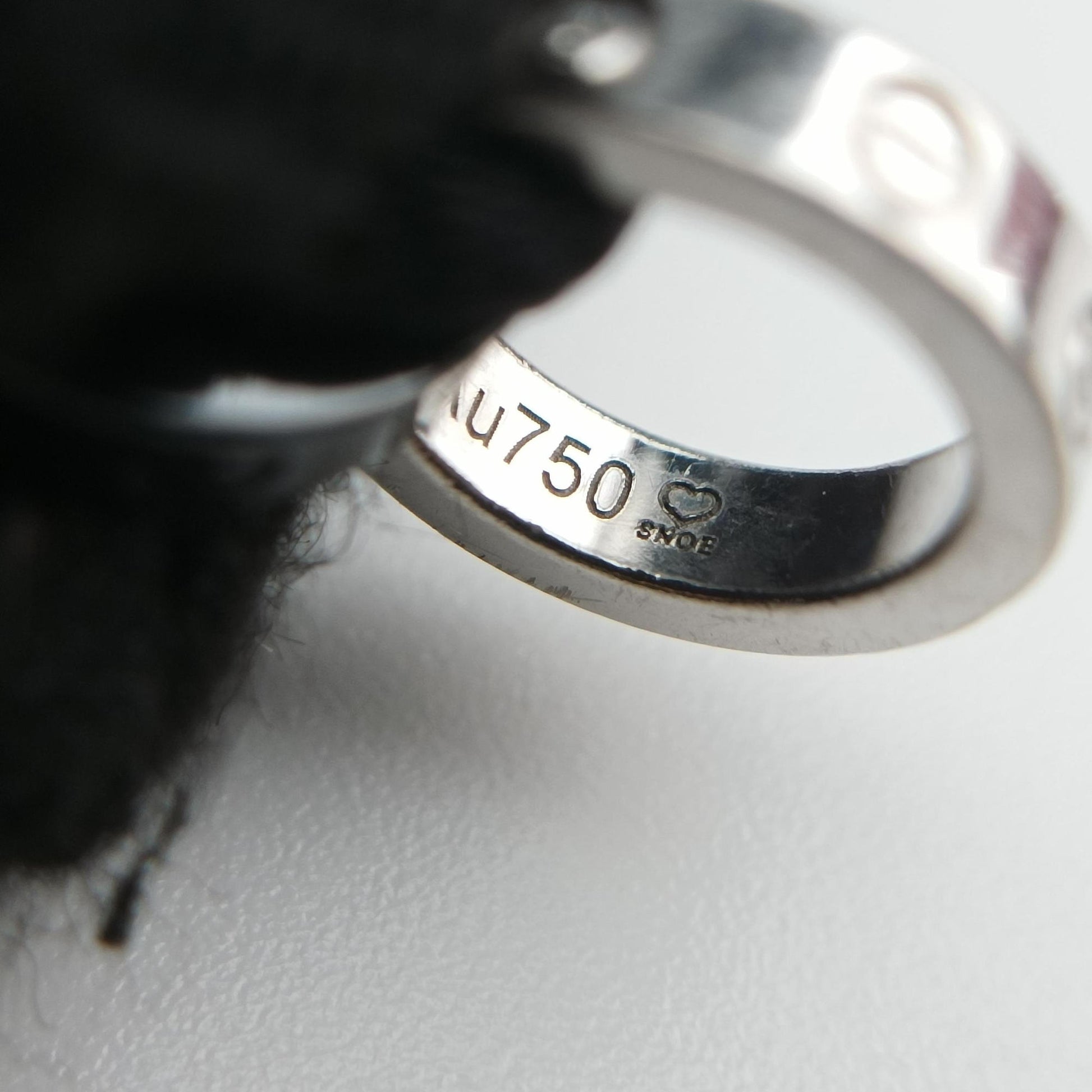 LOVE Cord Silver × Black AU750 B6026005 CIW167ラブコード シルバー × ブラック AU750 B6026005 CIW167