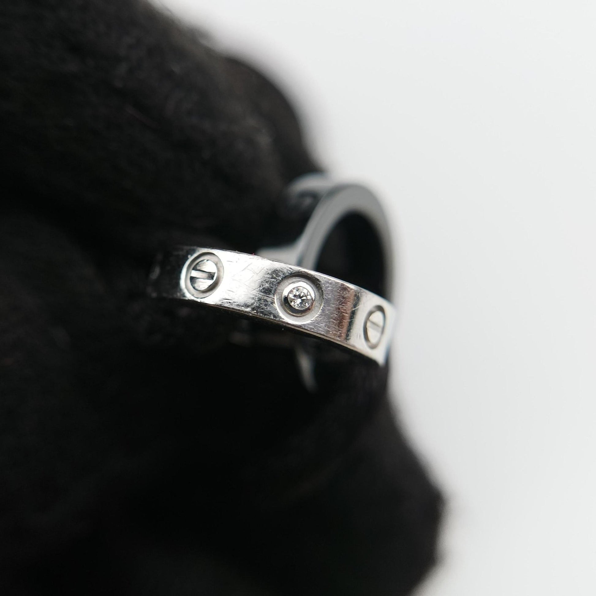 LOVE Cord Silver × Black AU750 B6026005 CIW167ラブコード シルバー × ブラック AU750 B6026005 CIW167