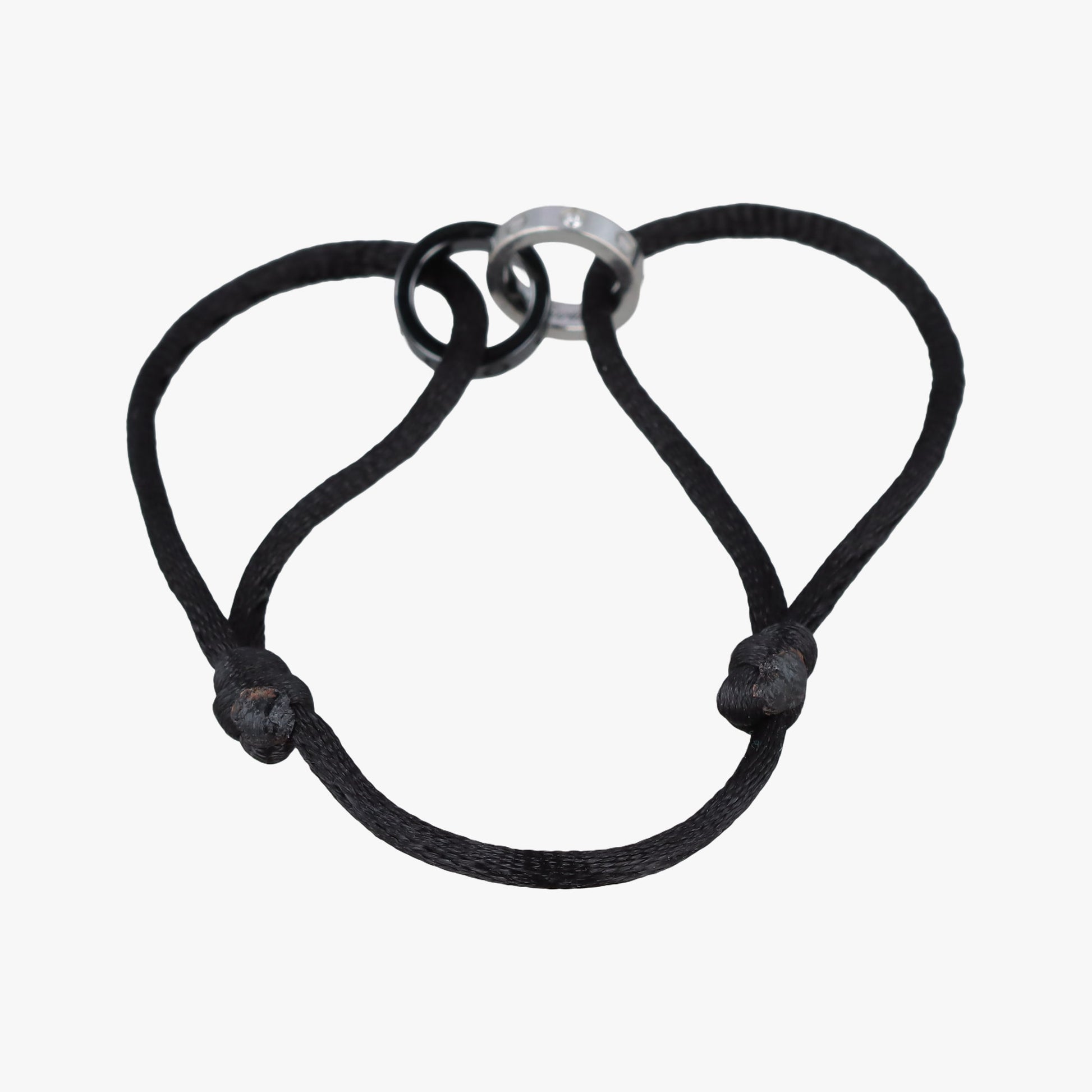 LOVE Cord Silver × Black AU750 B6026005 CIW167ラブコード シルバー × ブラック AU750 B6026005 CIW167