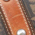Trotter Romantique  Bow Brown×Multicolour PVC coated canvas×Leather 14-BO-1006ロマンティックトロッター ボウ ブラウン×マルチカラー PVCコーティングキャンバス×レザー 14-BO-1006