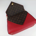 DOUBLE V ruby Monogram Canvas ácalf leather M54624 TR3177ドゥブルV ルビー モノグラムキャンバス×カーフレザー M54624 TR3177