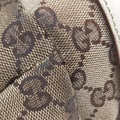 Pelham Hobo Brown×White canvas×leather 137621 ペルハム ホーボー ブラウン×ホワイト キャンバス×レザー 137621 
