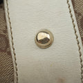 Pelham Hobo Brown×White canvas×leather 137621 ペルハム ホーボー ブラウン×ホワイト キャンバス×レザー 137621 
