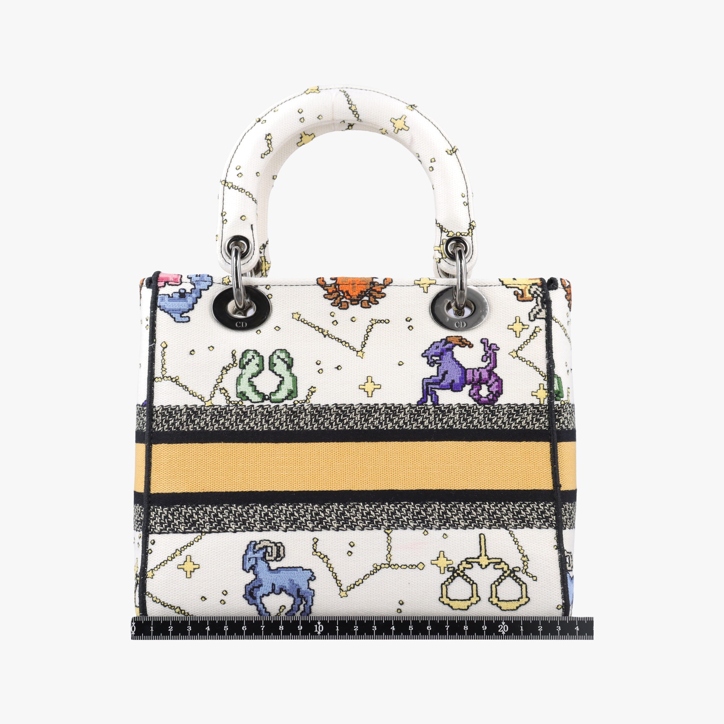 Lady D-Lite Ecru Multicolor Canvas 50-MA-0252レディ D-ライト エクリュ マルチカラー キャンバス  50-MA-0252