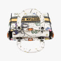 Lady D-Lite Ecru Multicolor Canvas 50-MA-0252レディ D-ライト エクリュ マルチカラー キャンバス  50-MA-0252