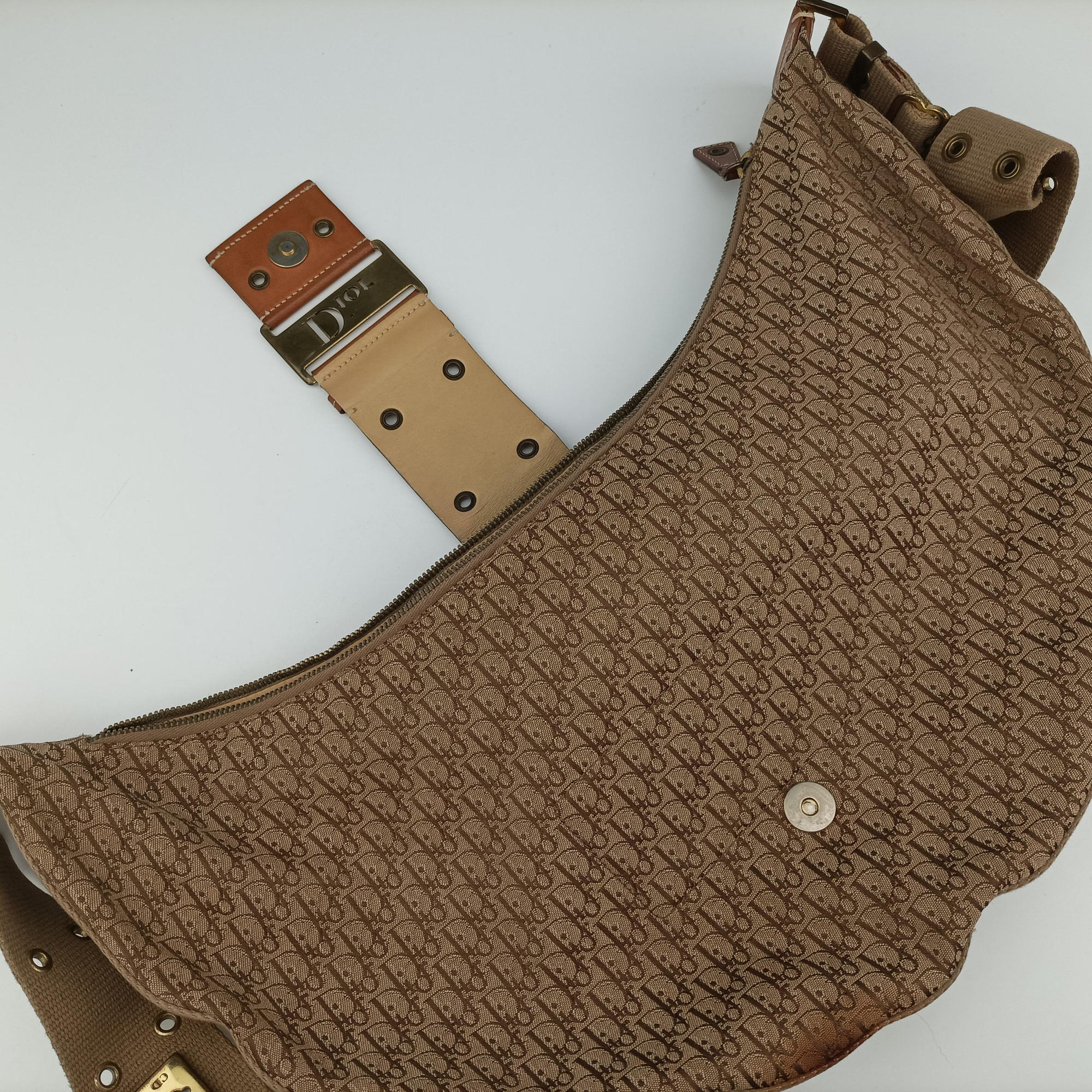 Street Chic Beige×Camel canvasxleather 24BM-0023ストリートシック ベージュ×キャメル キャンバスxレザー 24BM-0023