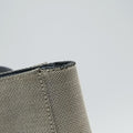 G logo tote Gray×Navy Leather×Canvas 002.11 Gロゴ トート グレー×ネービー レザー×キャンバス 002.11 