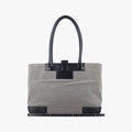G logo tote Gray×Navy Leather×Canvas 002.11 Gロゴ トート グレー×ネービー レザー×キャンバス 002.11 