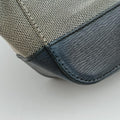 G logo tote Gray×Navy Leather×Canvas 002.11 Gロゴ トート グレー×ネービー レザー×キャンバス 002.11 