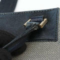 G logo tote Gray×Navy Leather×Canvas 002.11 Gロゴ トート グレー×ネービー レザー×キャンバス 002.11 