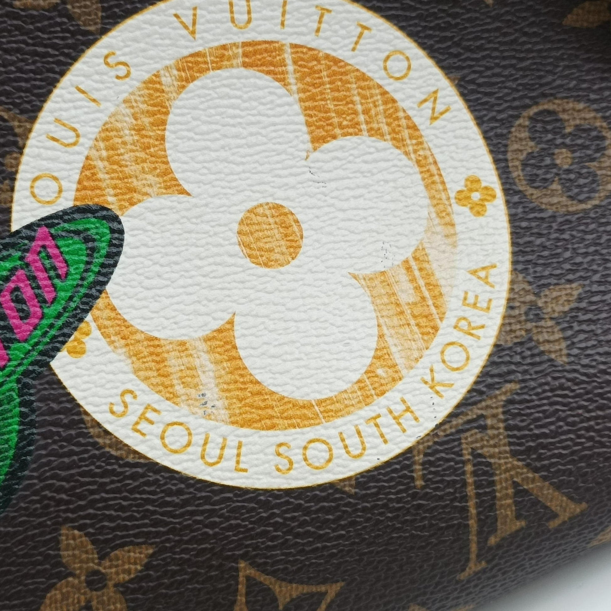 World Tour Edition Speedy Bandouliere 30 Brown×multi Monogram Canvas DU4187ワールドツアー コレクション スピーディ・バンドリエール30 モノグラム/ブラウン×マルチ モノグラム キャンバス DU4187