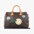 World Tour Edition Speedy Bandouliere 30 Brown×multi Monogram Canvas DU4187ワールドツアー コレクション スピーディ・バンドリエール30 モノグラム/ブラウン×マルチ モノグラム キャンバス DU4187