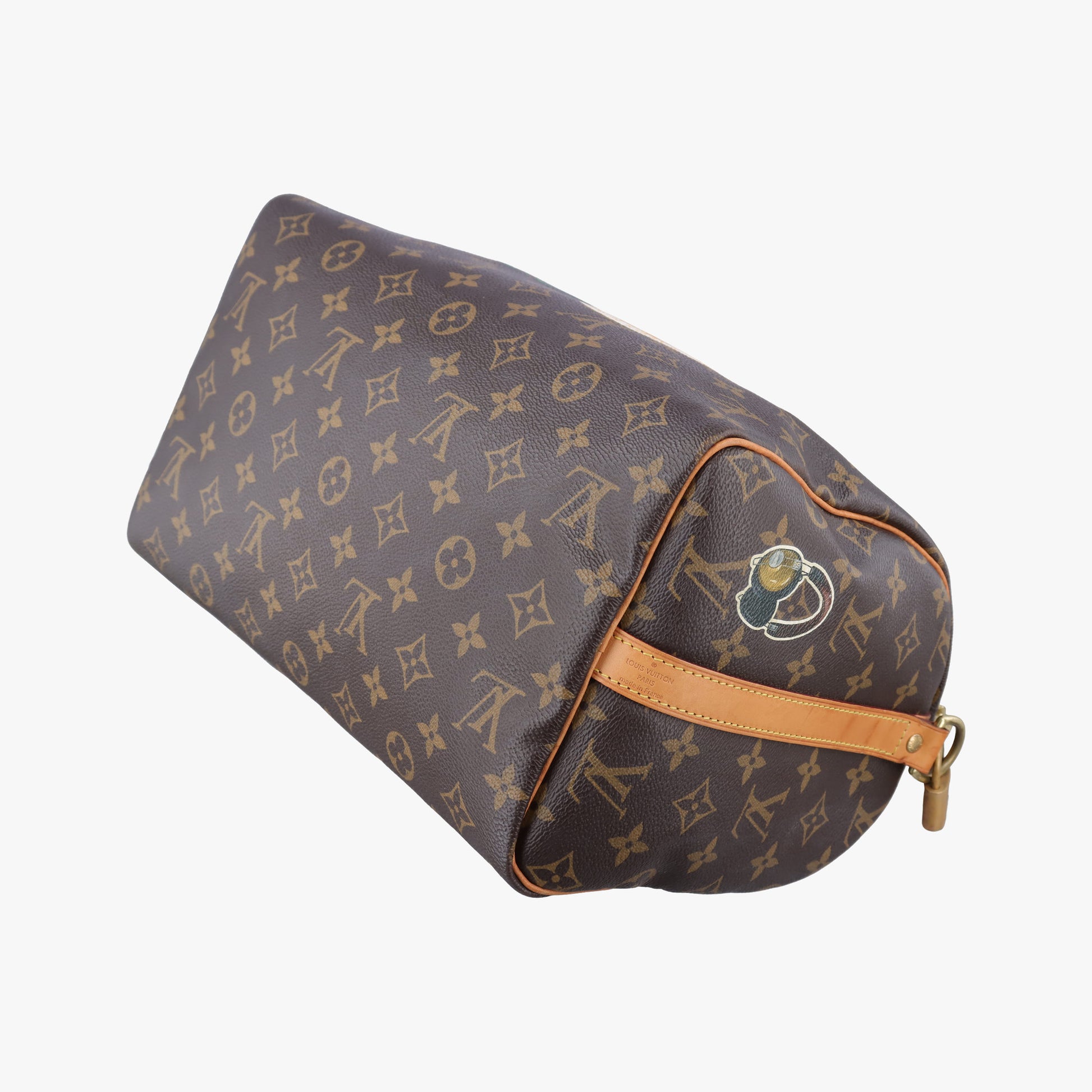 World Tour Edition Speedy Bandouliere 30 Brown×multi Monogram Canvas DU4187ワールドツアー コレクション スピーディ・バンドリエール30 モノグラム/ブラウン×マルチ モノグラム キャンバス DU4187