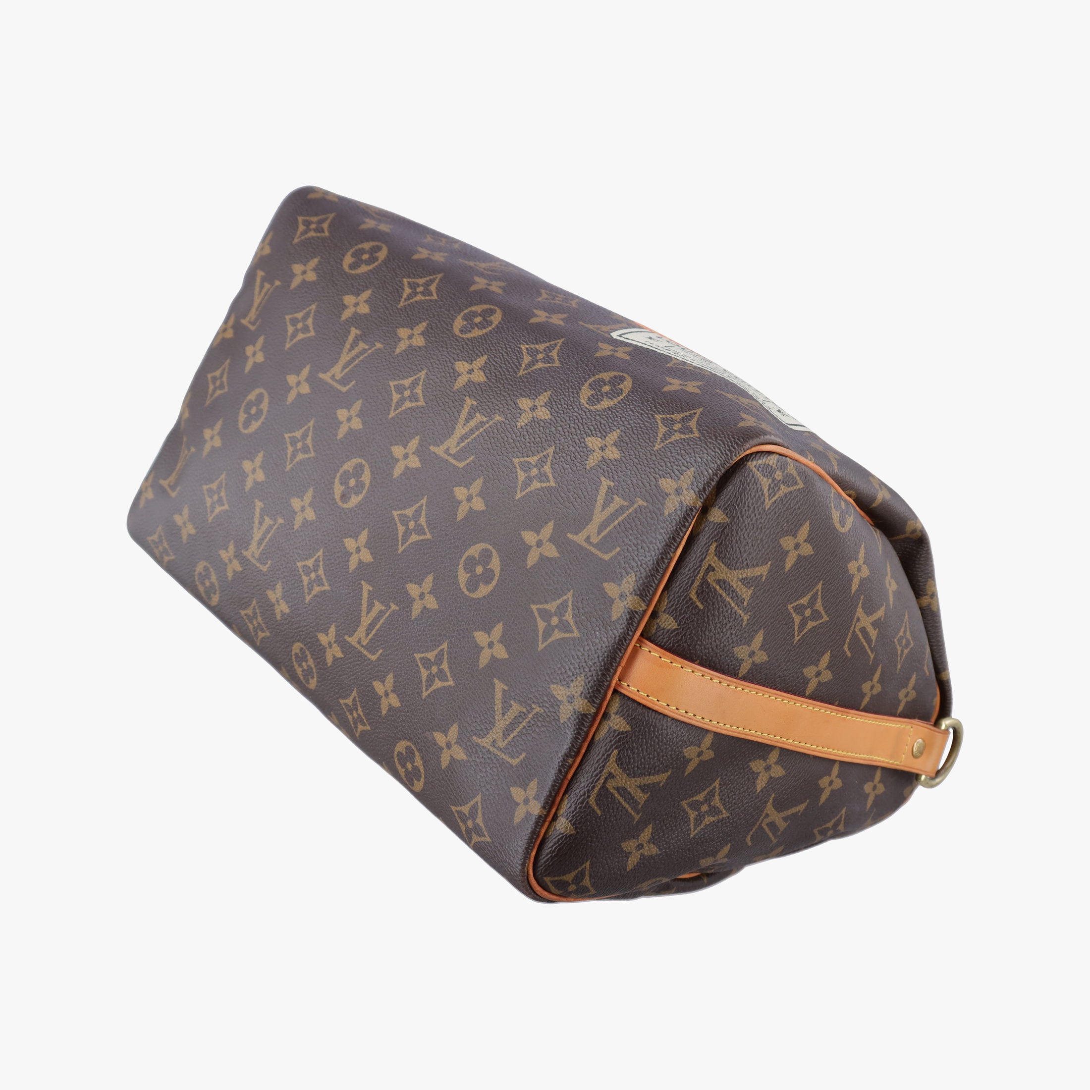 World Tour Edition Speedy Bandouliere 30 Brown×multi Monogram Canvas DU4187ワールドツアー コレクション スピーディ・バンドリエール30 モノグラム/ブラウン×マルチ モノグラム キャンバス DU4187