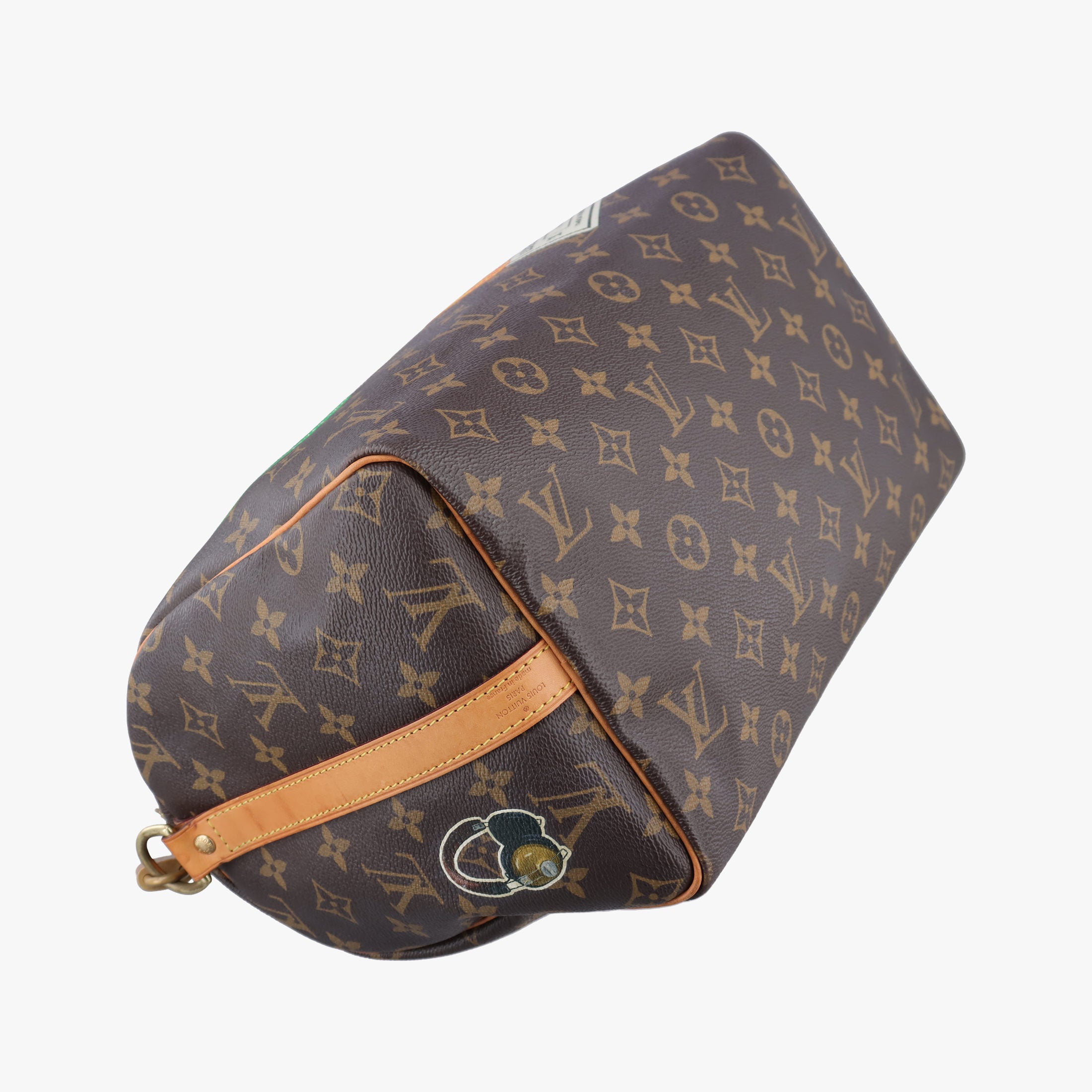 World Tour Edition Speedy Bandouliere 30 Brown×multi Monogram Canvas DU4187ワールドツアー コレクション スピーディ・バンドリエール30 モノグラム/ブラウン×マルチ モノグラム キャンバス DU4187