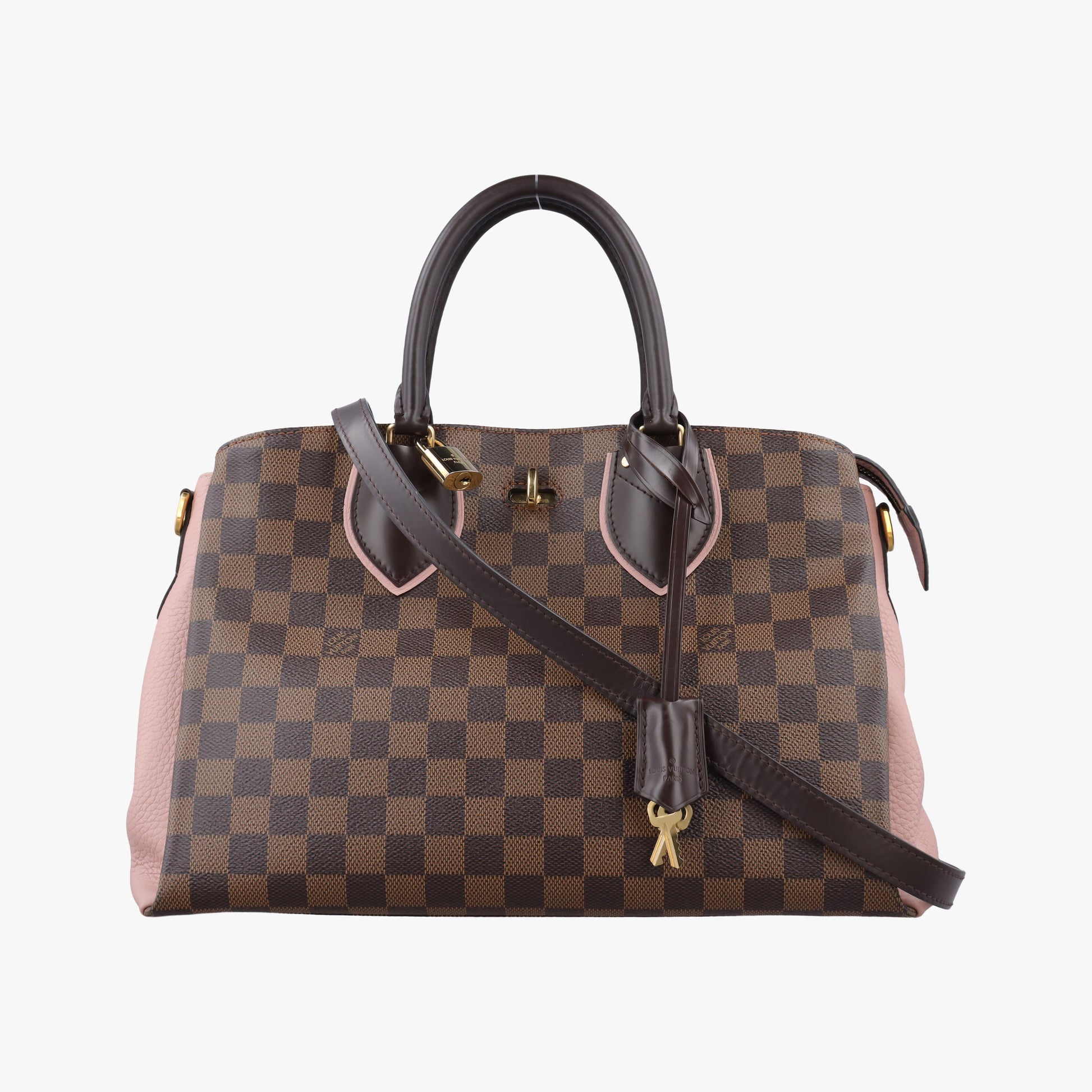 Normandy Magnolia×Pink Damier canvas×Taurillon leather N41488 MI0146ノルマンディー エベヌ×マグノリア ダミエ キャンバス×トリヨンレザー N41488 MI0146
