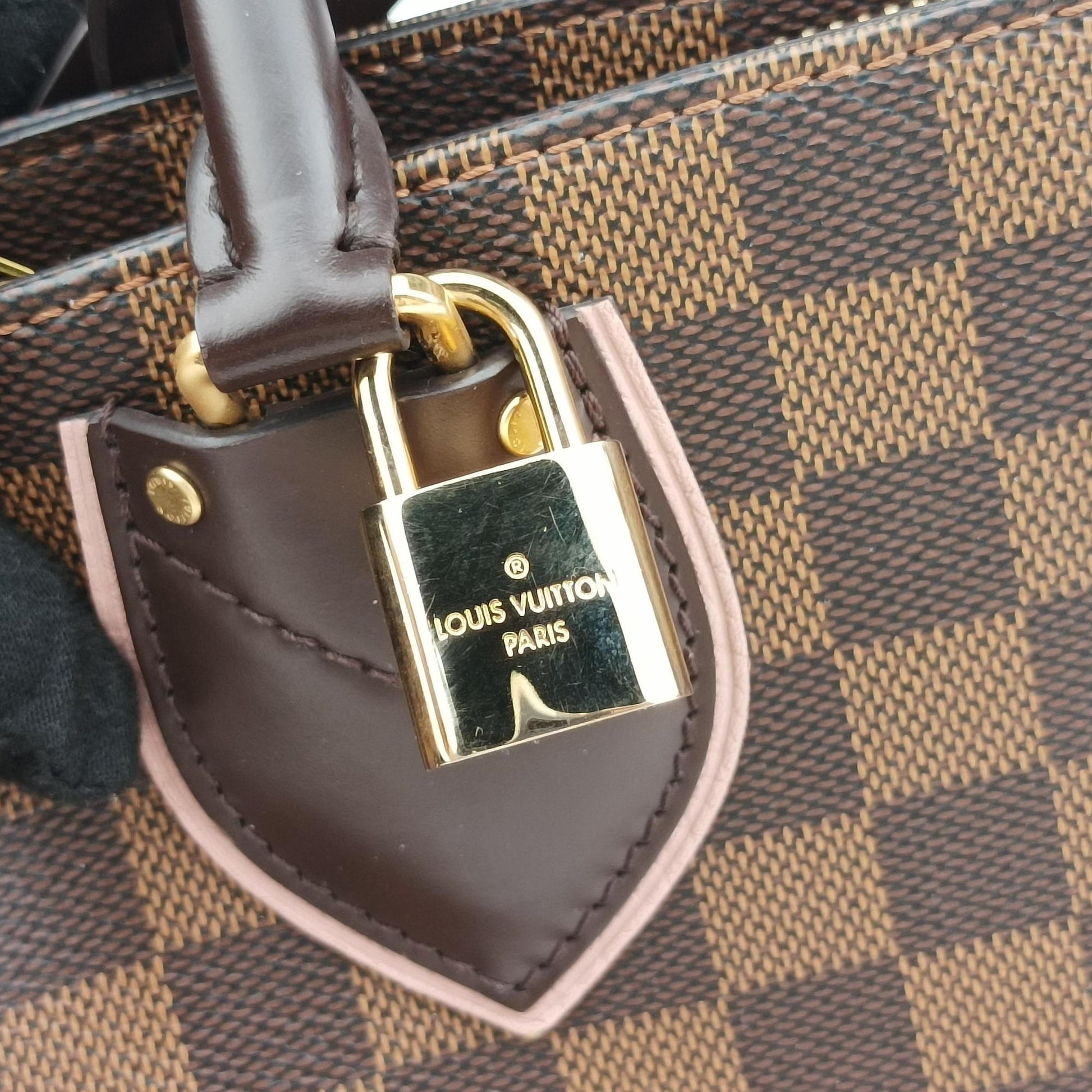Normandy Magnolia×Pink Damier canvas×Taurillon leather N41488 MI0146ノルマンディー エベヌ×マグノリア ダミエ キャンバス×トリヨンレザー N41488 MI0146