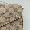Pochette FéLICIE Azur Damier Canvas N63106 MI2106ポシェットフェリシー アズール ダミエキャンバス N63106 MI2106