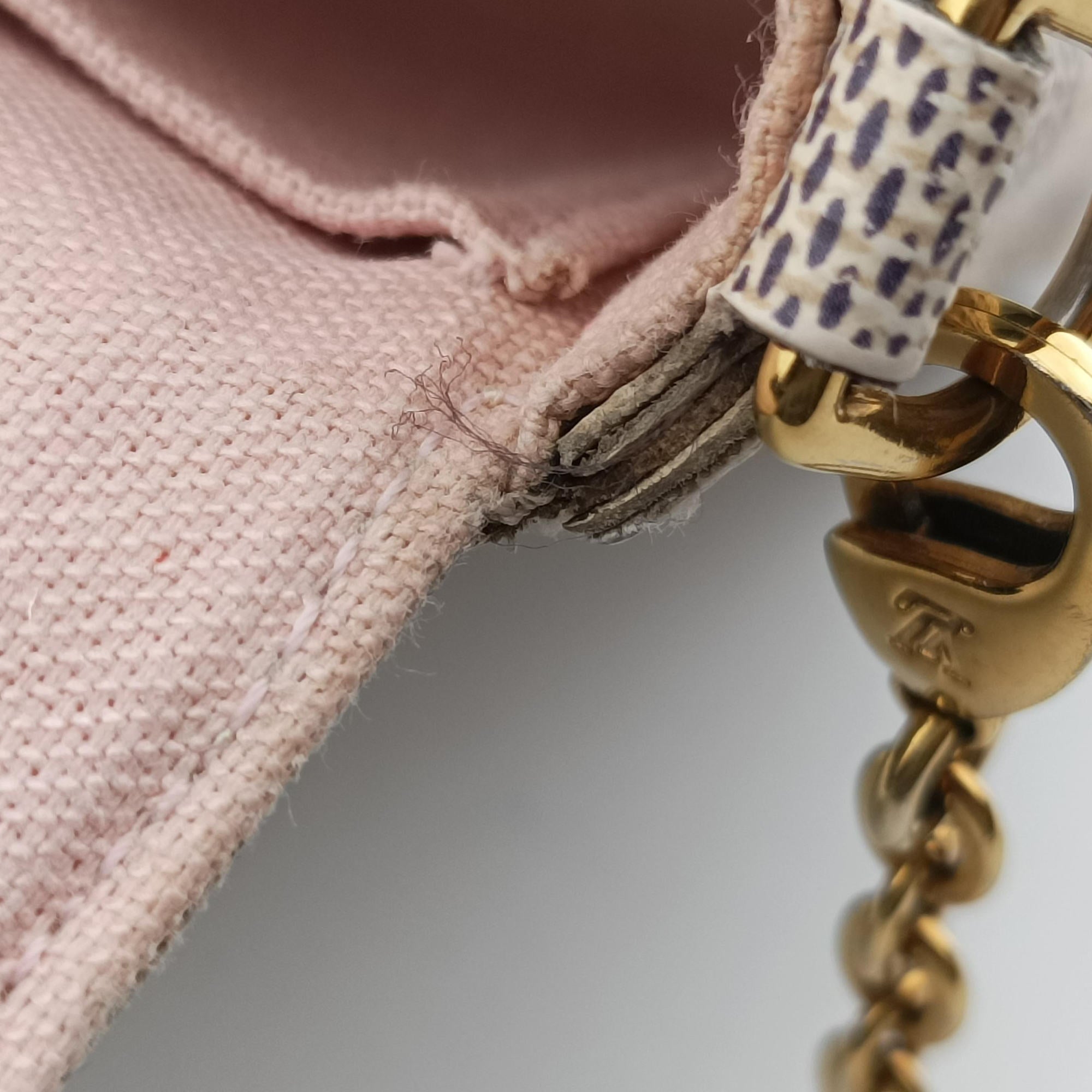 Pochette FéLICIE Azur Damier Canvas N63106 MI2106ポシェットフェリシー アズール ダミエキャンバス N63106 MI2106
