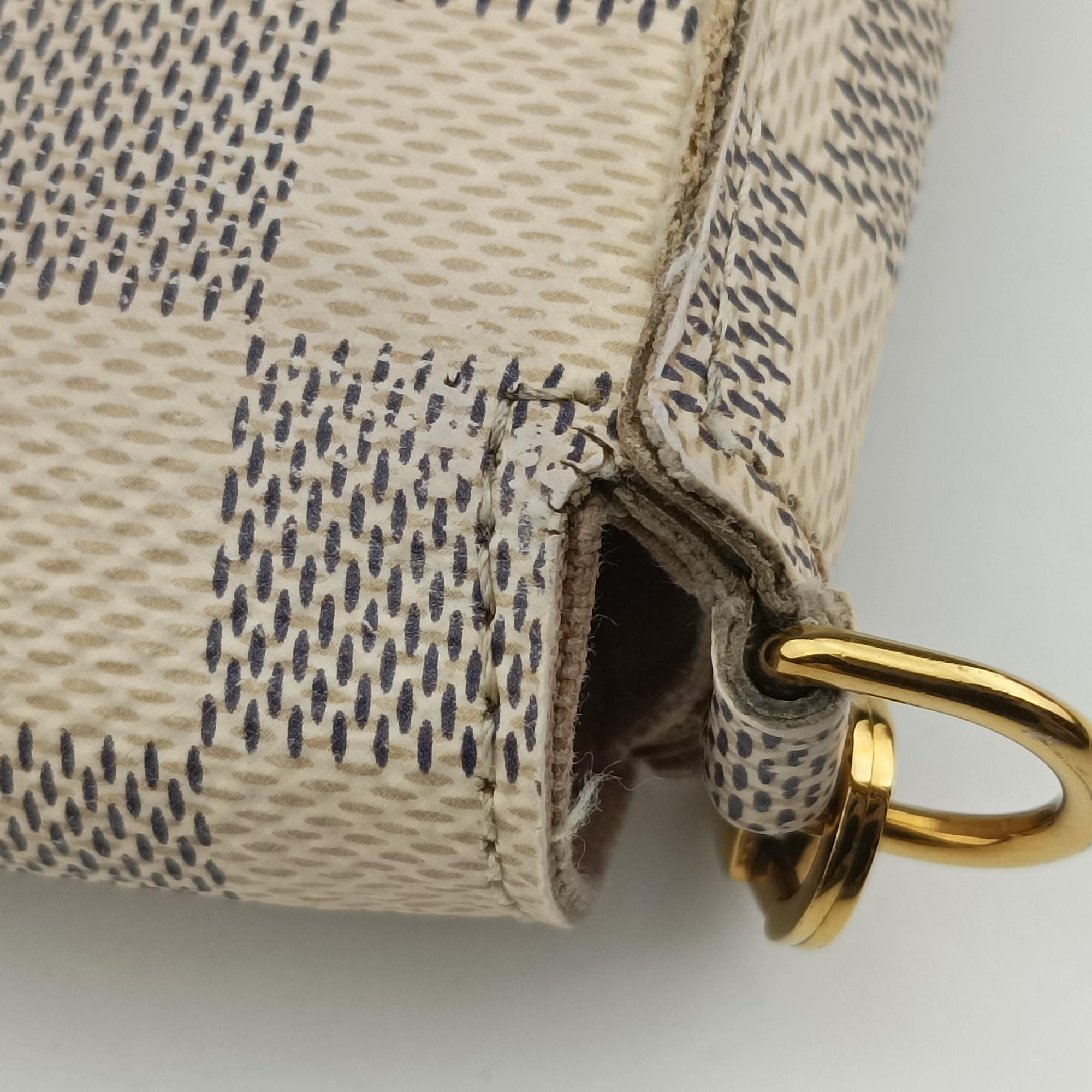 Pochette FéLICIE Azur Damier Canvas N63106 MI2106ポシェットフェリシー アズール ダミエキャンバス N63106 MI2106