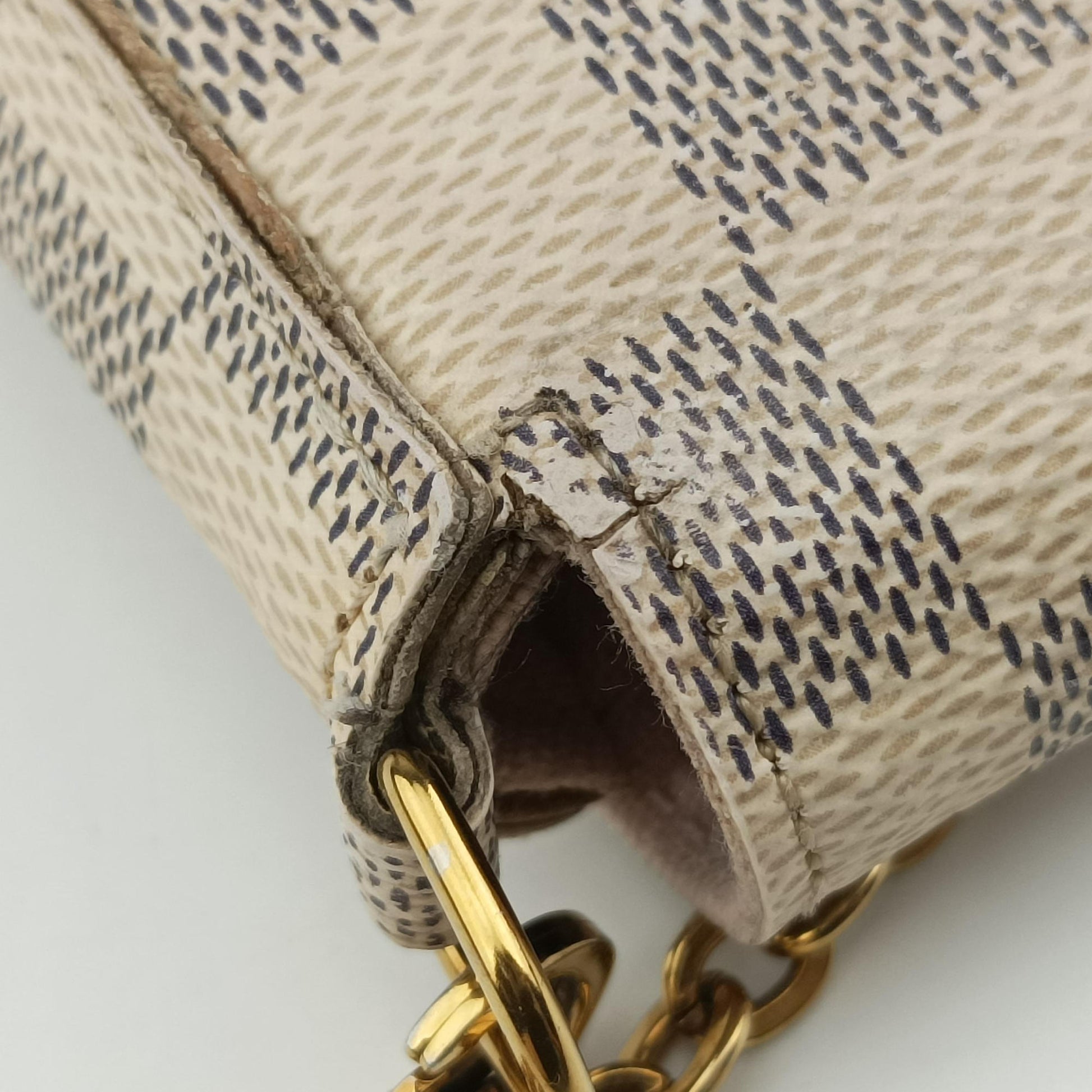 Pochette FéLICIE Azur Damier Canvas N63106 MI2106ポシェットフェリシー アズール ダミエキャンバス N63106 MI2106