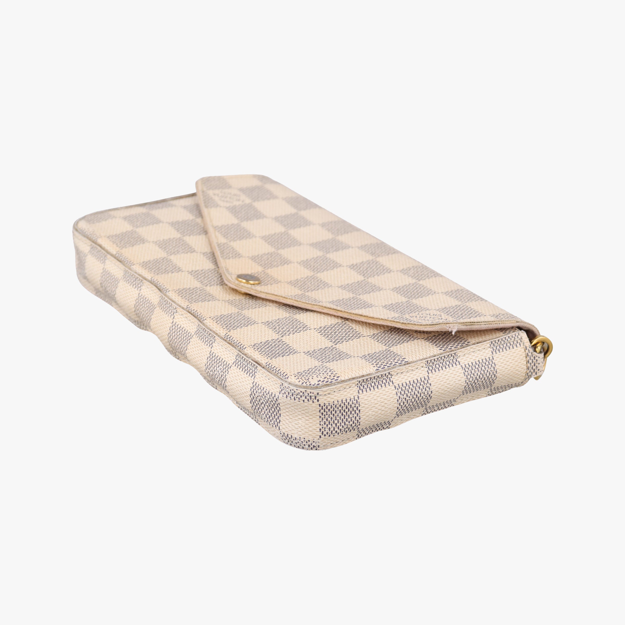 Pochette FéLICIE Azur Damier Canvas N63106 MI2106ポシェットフェリシー アズール ダミエキャンバス N63106 MI2106
