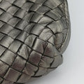 NODINI Intrecciato Silver Gray lambskin B03615631Kノディーニ イントレチャート シルバーグレー ラムスキン B03615631K