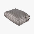 NODINI Intrecciato Silver Gray lambskin B03615631Kノディーニ イントレチャート シルバーグレー ラムスキン B03615631K