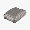 NODINI Intrecciato Silver Gray lambskin B03615631Kノディーニ イントレチャート シルバーグレー ラムスキン B03615631K