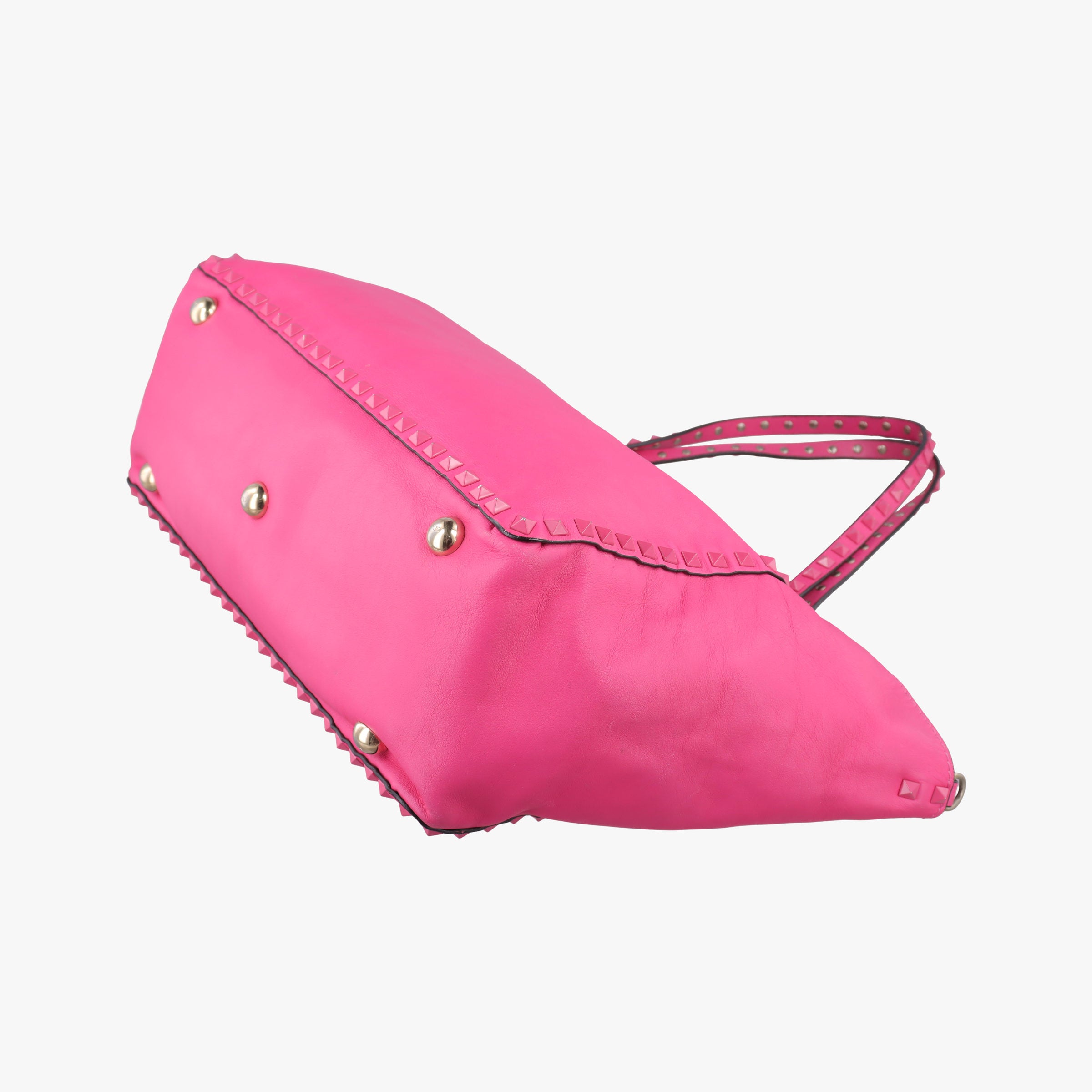 Rockstud Rose Leather Lot number unknownロックスタッズ ローズ レッド レザー 製番不明