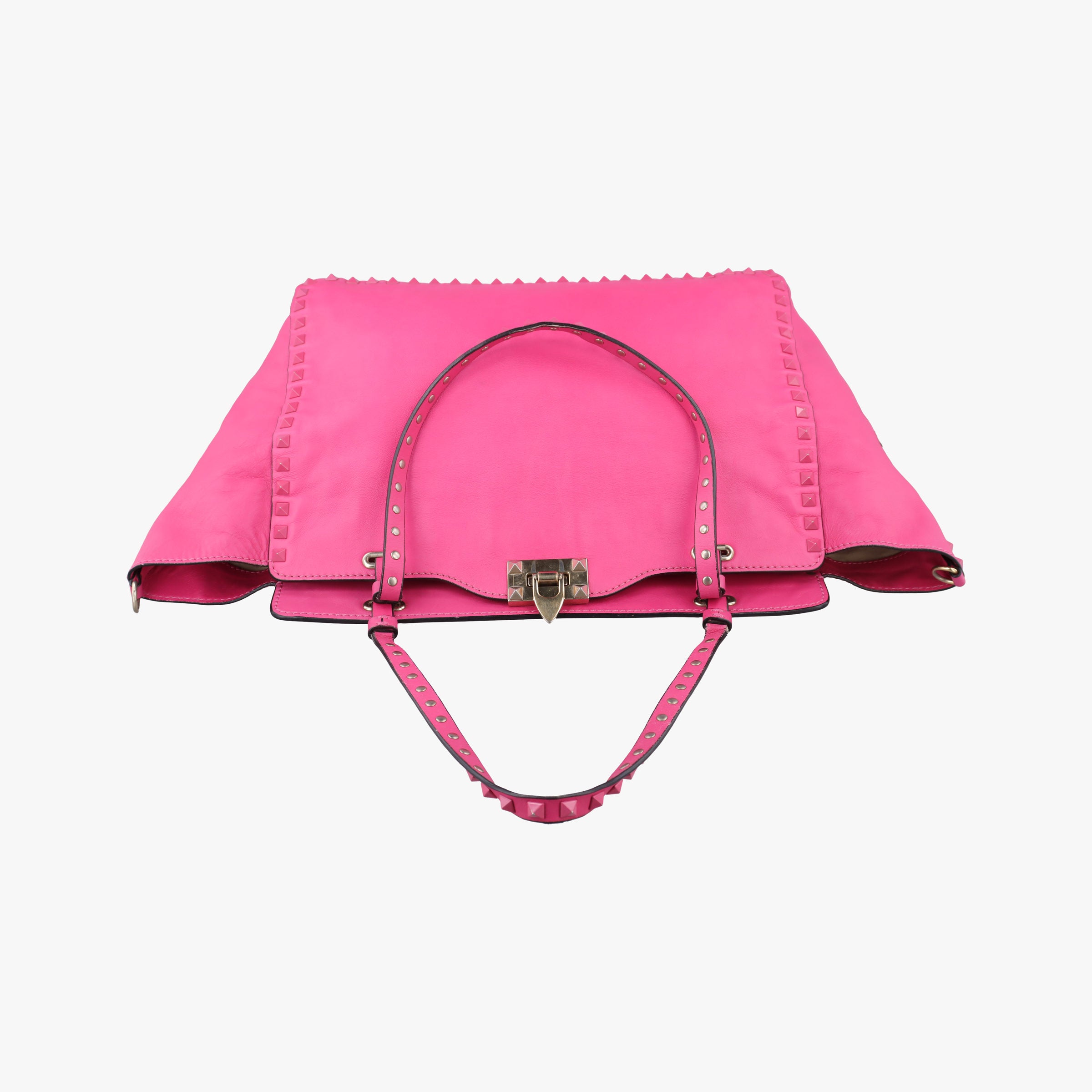 Rockstud Rose Leather Lot number unknownロックスタッズ ローズ レッド レザー 製番不明