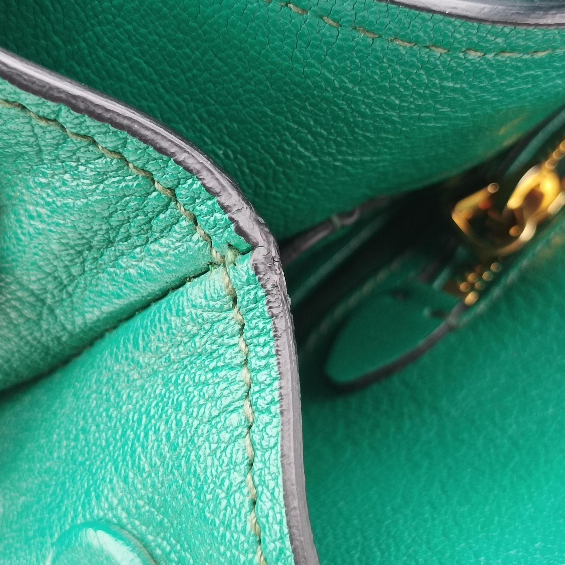 Vitello Caribu Green Leather RN0620 53ヴィッテロ カリブ グリーン レザー RN0620 53