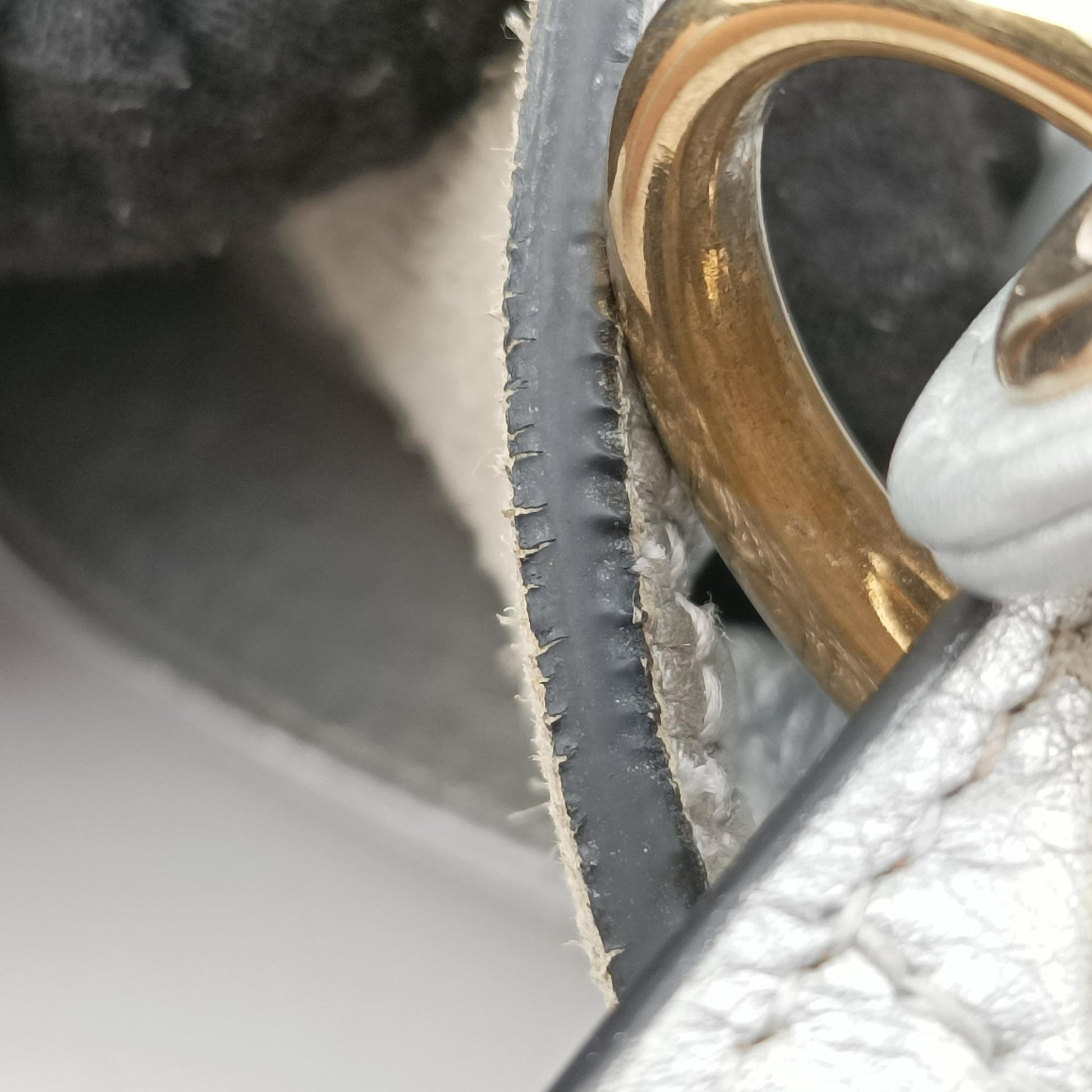 Lady Dior Silver lambskin 02-MA-0127レディディオール シルバー ラムスキン 02-MA-0127