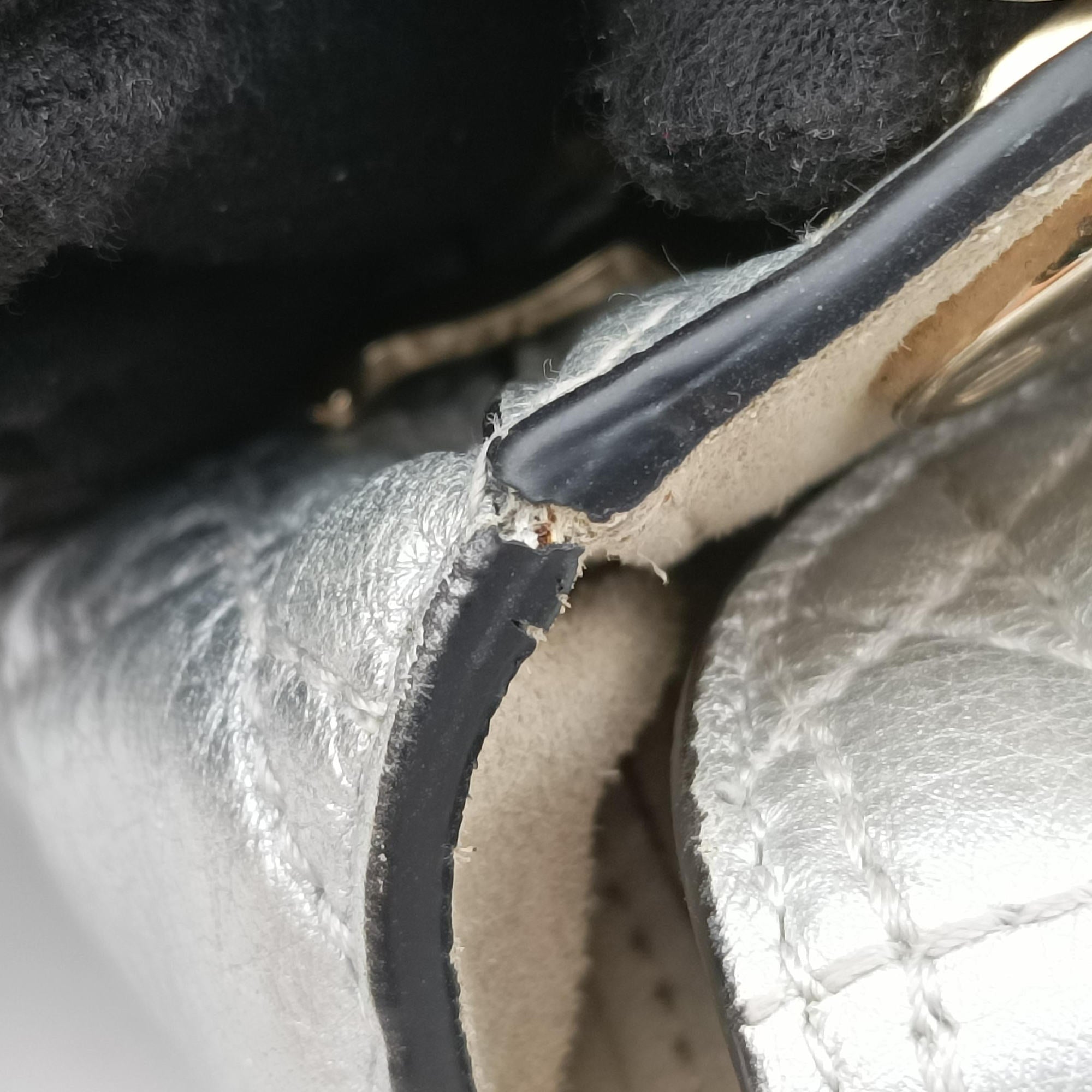 Lady Dior Silver lambskin 02-MA-0127レディディオール シルバー ラムスキン 02-MA-0127