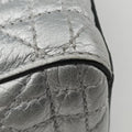 Lady Dior Silver lambskin 02-MA-0127レディディオール シルバー ラムスキン 02-MA-0127