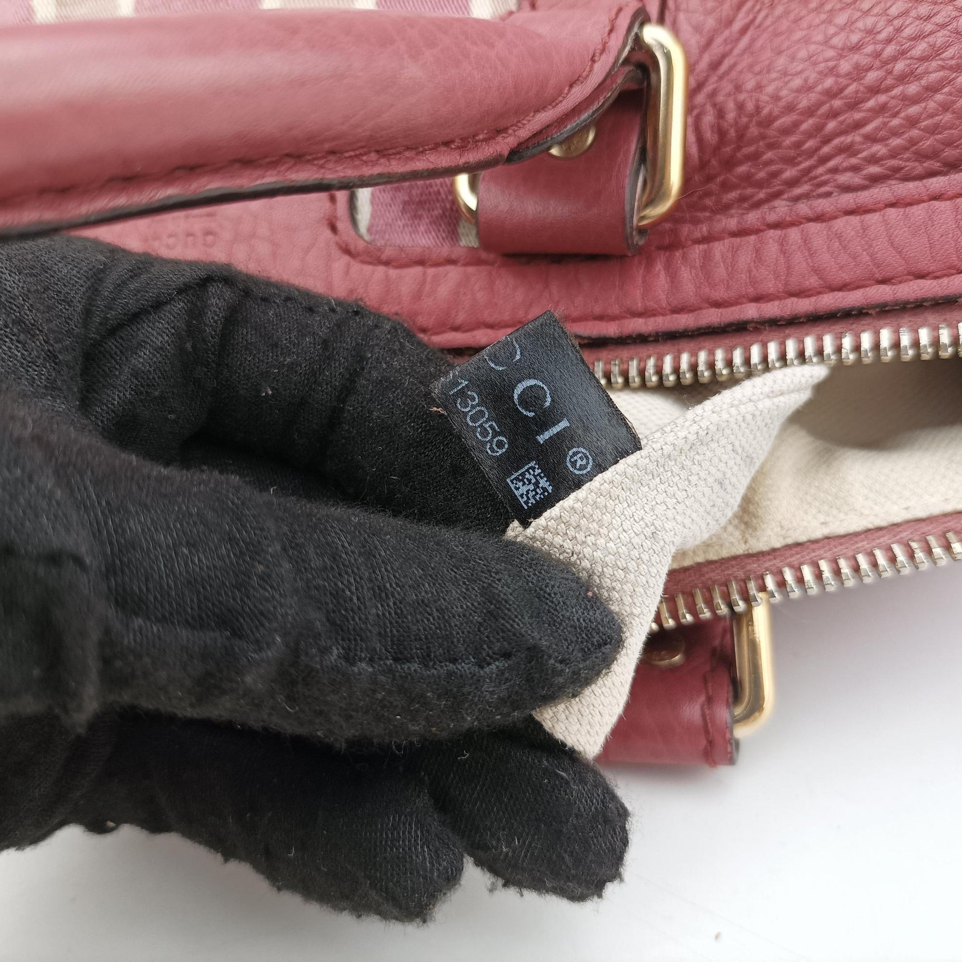 Sherry Line Pink Leather 247205 E013613059シェリーライン ピンク レザー 247205 E013613059