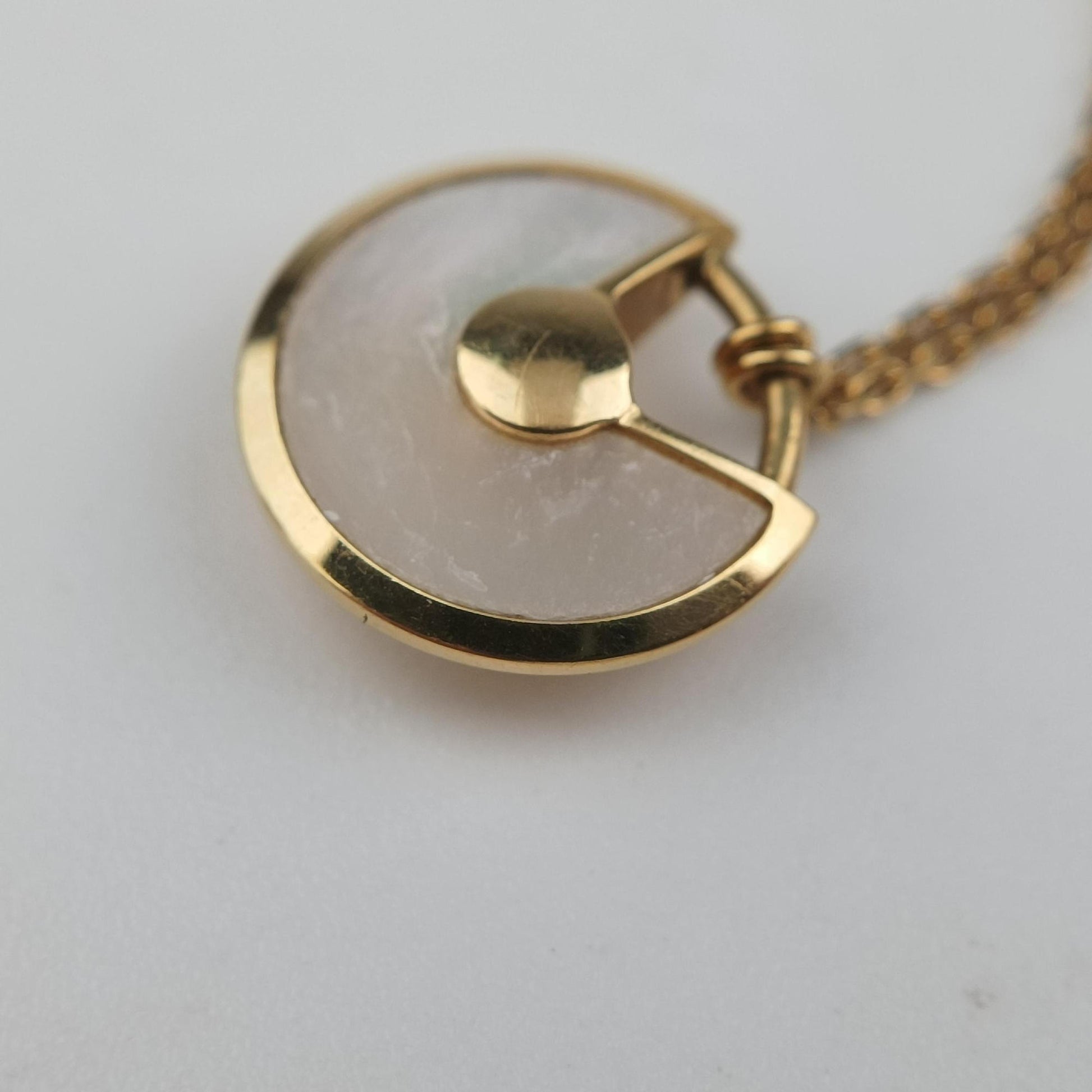 Amulette de Cartier Gold×White AU750 B3047100 AYJ317カルティエ アミュレット ゴールド×ホワイト AU750 B3047100 AYJ317