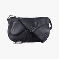 Saddle Black Leather RU 10 12サドルバッグ ブラック レザー RU 10 12