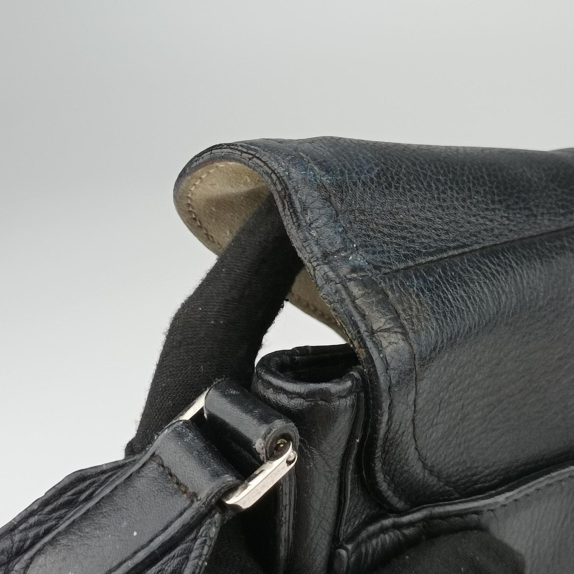 Saddle Black Leather RU 10 12サドルバッグ ブラック レザー RU 10 12