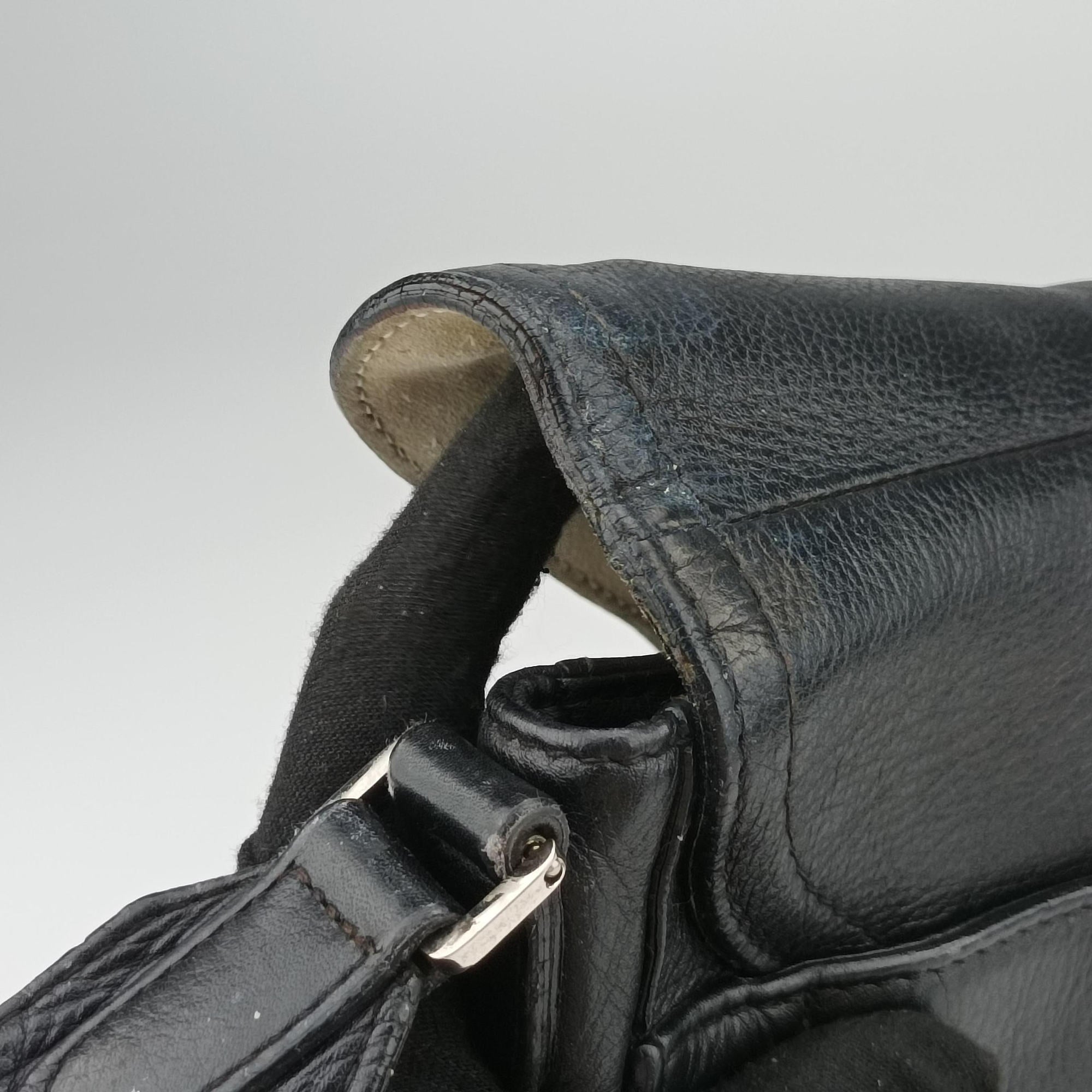 Saddle Black Leather RU 10 12サドルバッグ ブラック レザー RU 10 12