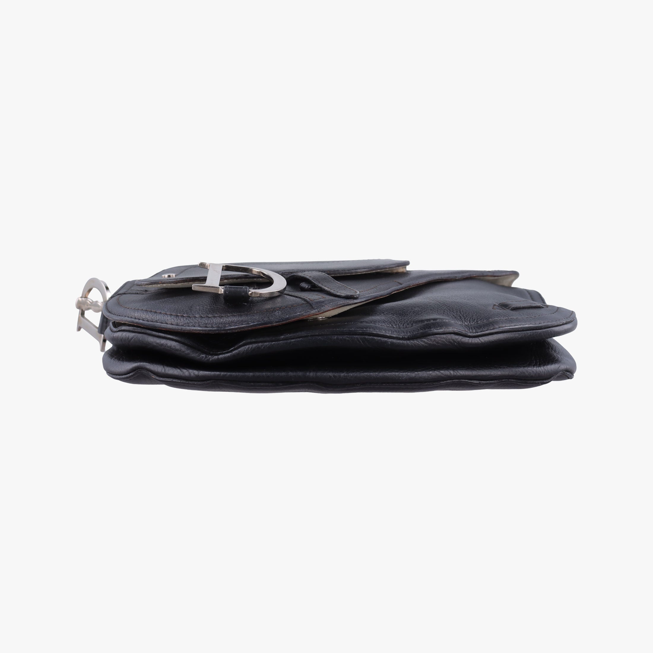 Saddle Black Leather RU 10 12サドルバッグ ブラック レザー RU 10 12