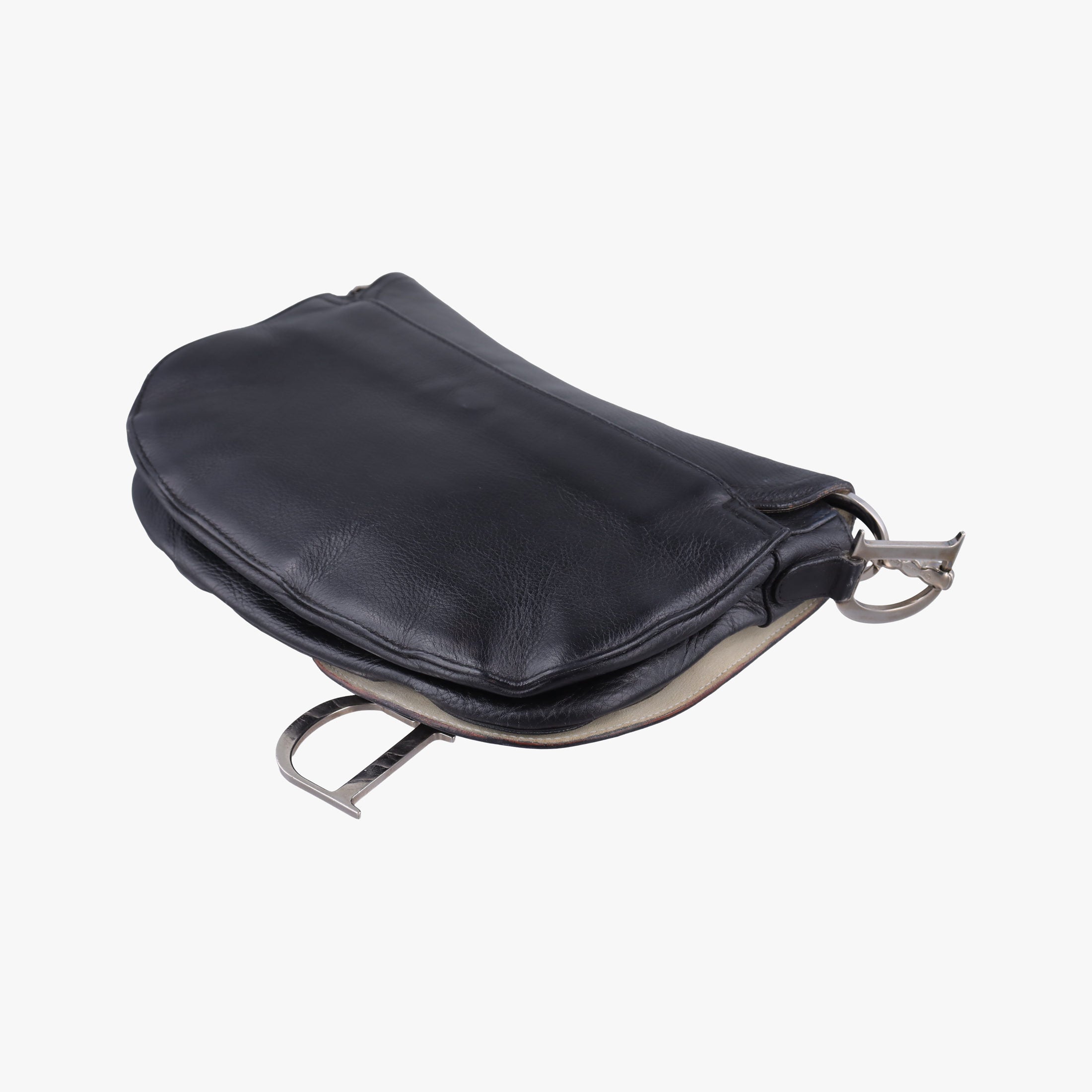 Saddle Black Leather RU 10 12サドルバッグ ブラック レザー RU 10 12
