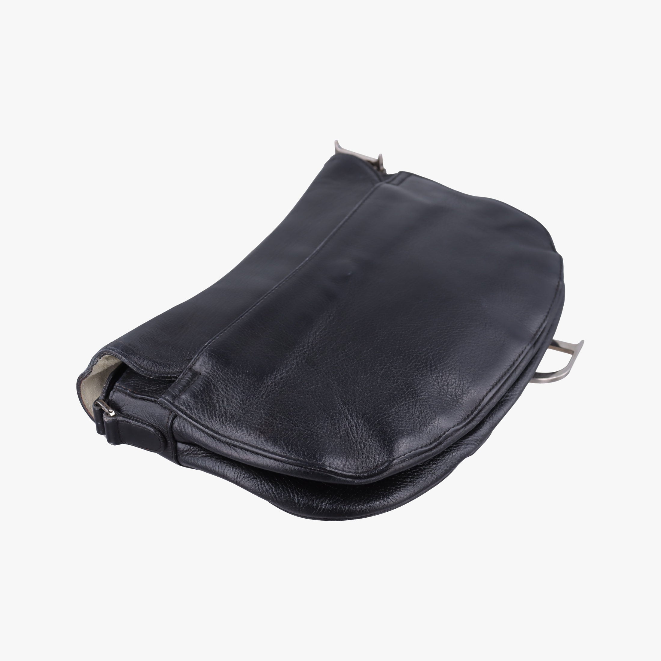 Saddle Black Leather RU 10 12サドルバッグ ブラック レザー RU 10 12