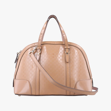 Microguccissima Beige Patent Leather 309617 F015257176マイクログッチシマ ベージュ パテント 309617 F015257176