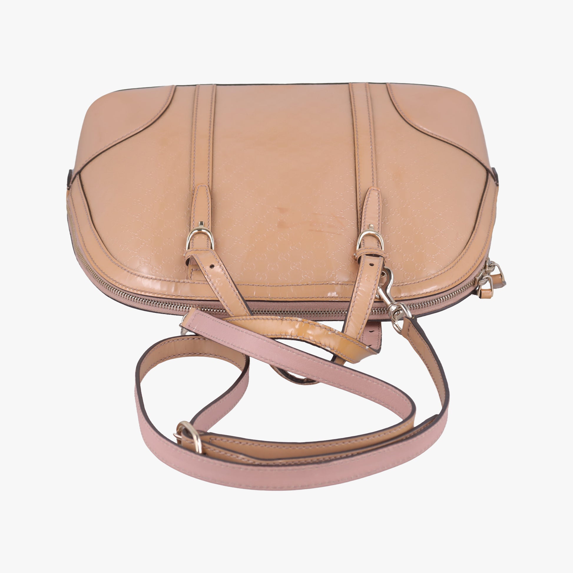 Microguccissima Beige Patent Leather 309617 F015257176マイクログッチシマ ベージュ パテント 309617 F015257176