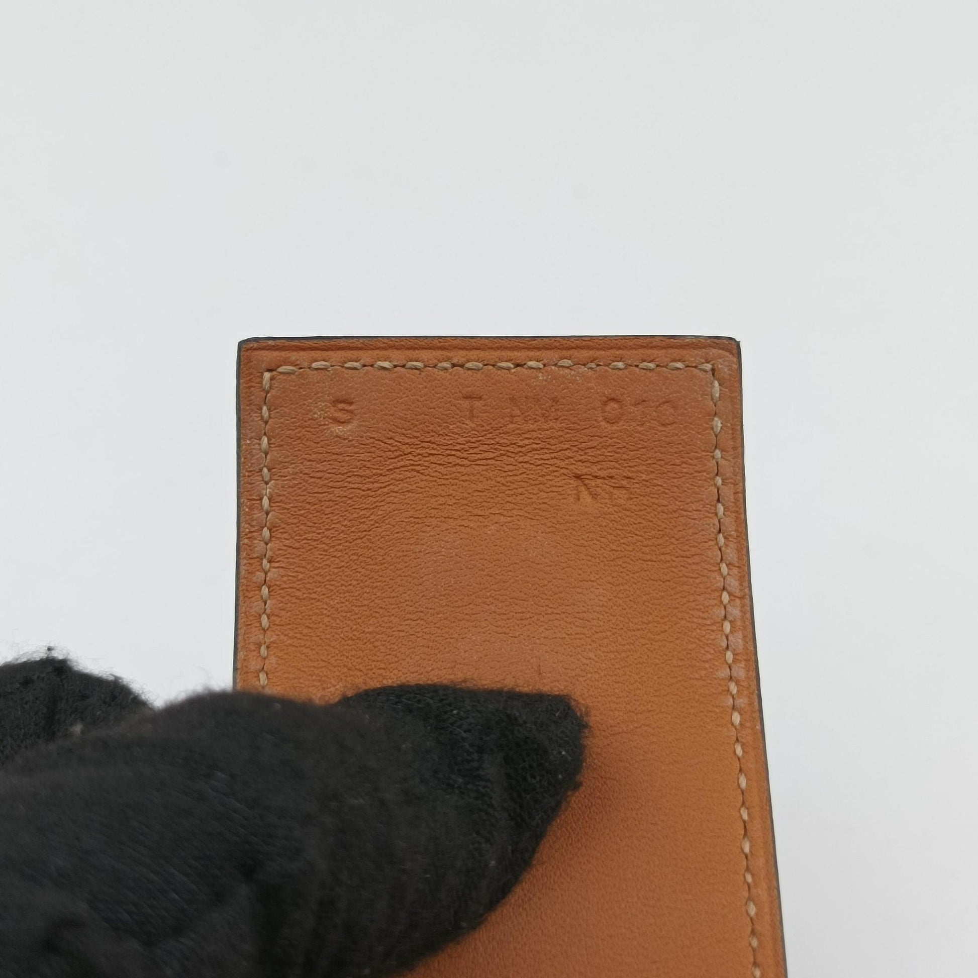 Collier de Chien Black×golden Leather × GP S T NM 010コリエ ド シアン ブラック×ゴールド レザー×GP S T NM 010